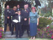 May and the men waiting 
            for Amie