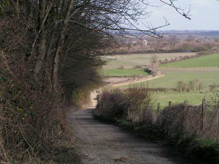 Track from 
                      Wainhill to Bledlow