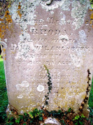 Rhoda & Margaret 
              LANCHBURY